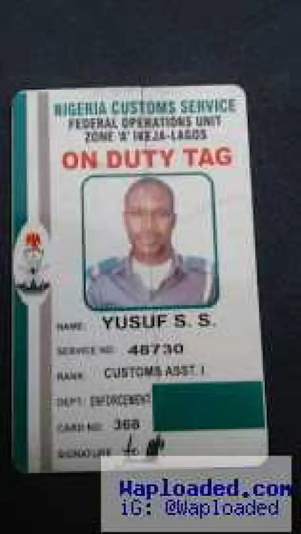 Photo: Customs officer slaps Lagos magistrate